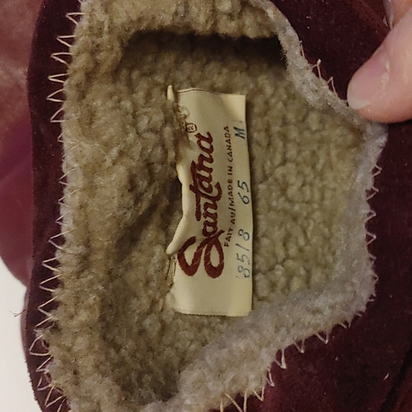 Vintage Santana Mahogany Leather Boots - Picture 4 of 10